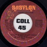 Johnny Williams – You’re Something Kinda Mellow b/w You Make Me Want To Last Forever – Babylon 7″