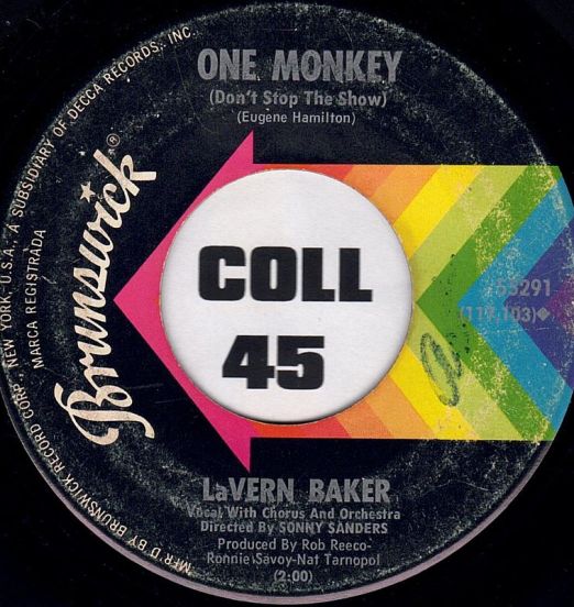 LaVern Baker - One Monkey b/w Baby - Brunswick 7"