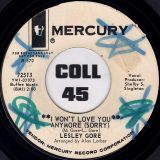 Lesley Gore – No Matter What You Do b/w I Won’t Love You Anymore (Sorry) – Mercury DJ 7″