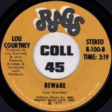 Lou Courtney – What Do You Want Me To Do b/w Beware – Rags 7″
