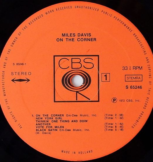 MilesDavis-OnTheCornerLABEL
