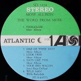Mose Allison – The Word From Mose – Atlantic LP