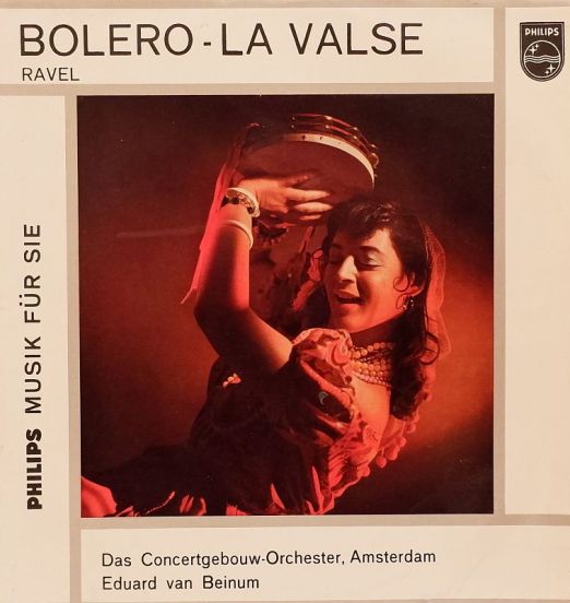 Ravel / Das Concertgebouw-Orchester / Eduard Van Beinum - Bolero b/w La Valse - Philips NET 10"