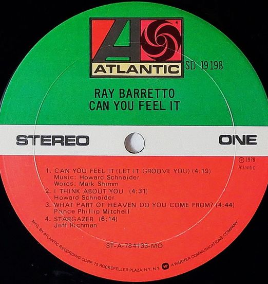 RayBaretto-CanYouFeelItLABEL