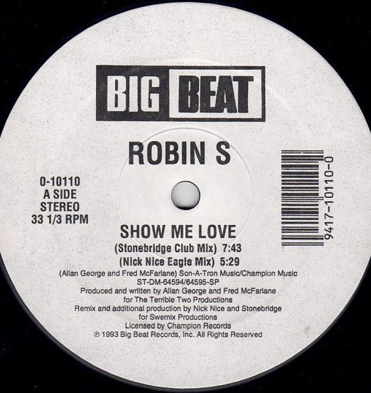 Robin S – Show Me Love - Big Beat 12"