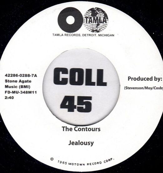 The Contours - Jealousy b/w Junior Walker - Tune Up - Tamla 7"