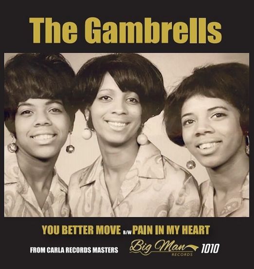 *PREORDER* The Gambrells - You Better Move b/w Pain In My Heart - Big Man UK 7"