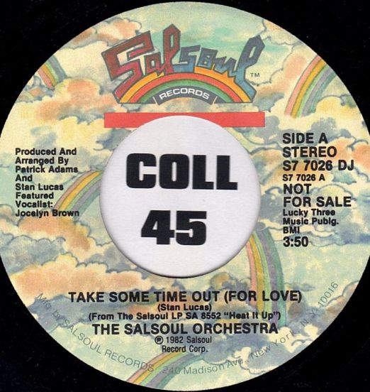The Salsoul Orchestra - Take Some Time Out (For Love) Stereo b/w Mono - Salsoul DJ 7"