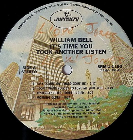 WilliamBell-ItsTimeYouTookAnotherListenLABEL