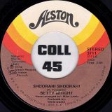 Betty Wright – Tonight Is The Night b/w Shoorah! Shoorah! – Alston 7″