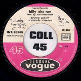 Billy Sha-Rae – Do It b/w Crying Clown – Disques Vogue FR 7″