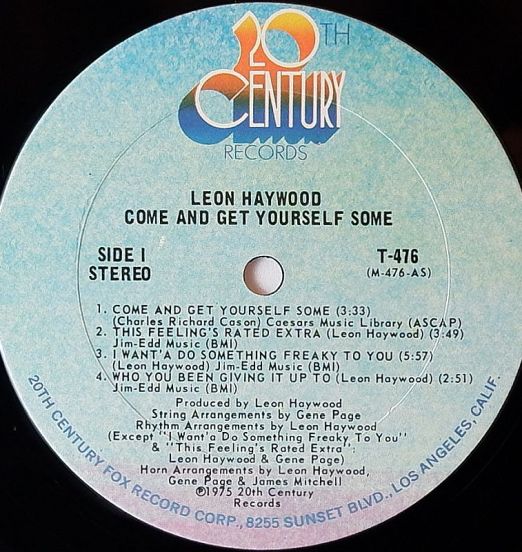 LeonHaywood-ComeAndGetYourselfSomeLABEL