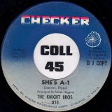 The Knight Bros. – That’ll Get It b/w She’s A-1 – Checker 7″