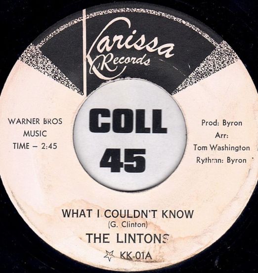 The Lintons – What I Couldn't Know b/w Instrumental - Karissa 7"