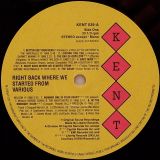 V.A. – Right Back Where We Started From – Kent UK LP