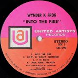 Wynder K. Frog – Into The Fire – United Artists LP