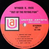 Wynder K. Frog – Out Of The Frying Pan – United Artists LP