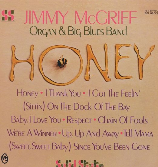 Jimmy McGriff Organ & Big Blues Band - Honey - Solid State LP