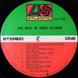 Mose Allison – The Best Of Mose Allison – Atlantic LP