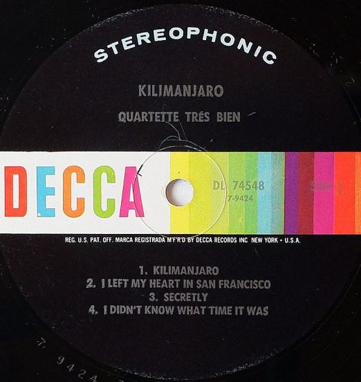 QuartetteTresBien-KilimanjaroDiffPressLABEL