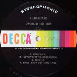 Quartette Trés Bien – Kilimanjaro – Decca RE LP