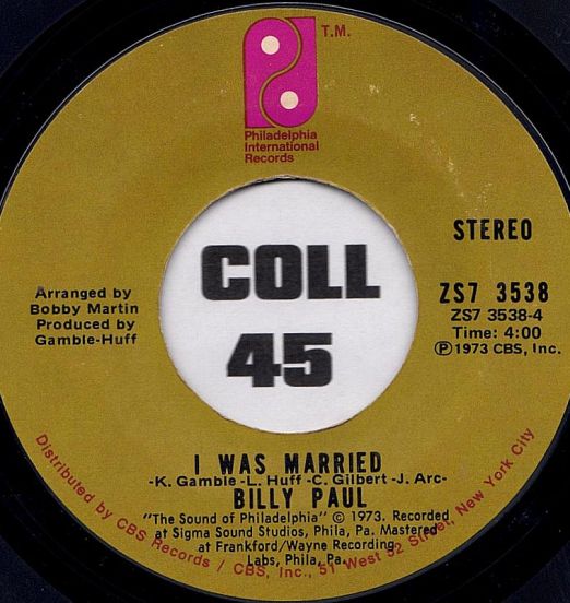 BillyPaul-IWasMarried