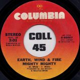 Earth, Wind & Fire – Drum Song b/w Mighty Mighty – Columbia 7″