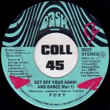 Foxy – Get Off Your Aahh! And Dance Pt.1 b/w Pt.2 – Dash 7″