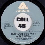 General Johnson – Don’t Walk Away b/w Temperature Rising Part 2 – Arista 7″
