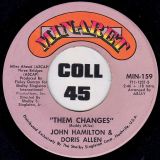 John Hamilton & Doris Allen – Bright Star b/w Them Changes – Minaret 7″