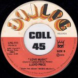 Lloyd Price – Love Music b/w What Did You Do With My Love – LPG 7″