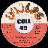 Lloyd Price – Love Music b/w What Did You Do With My Love – LPG 7″
