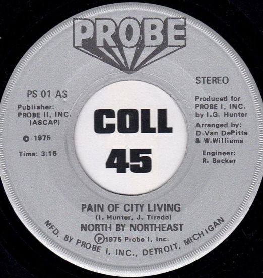 North By Northeast - Pain Of City Living b/w Slave Of Society - Probe 7"