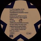 Primal Scream – Come Together – Creation UK 12″