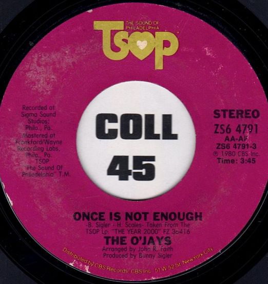 TheO'Jays-OnceIsNotEnough