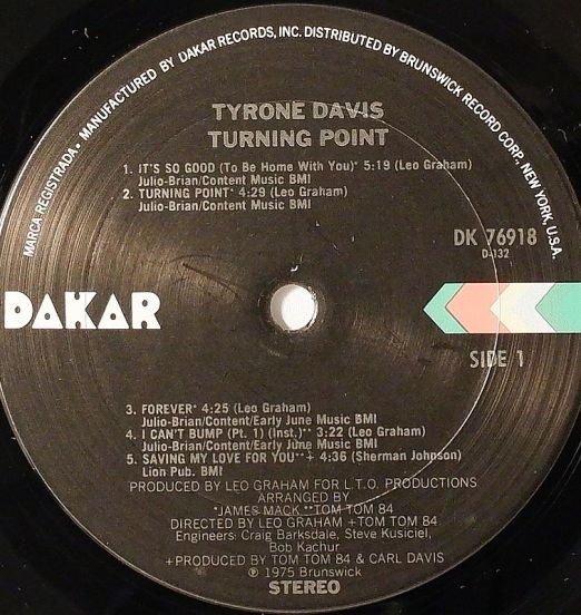 TyroneDavis-TurningPointLABEL