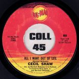 Cecil Shaw – What Do You Want From Me, Girl b/w All I Want Out Of Life – Bil-Mar 7″