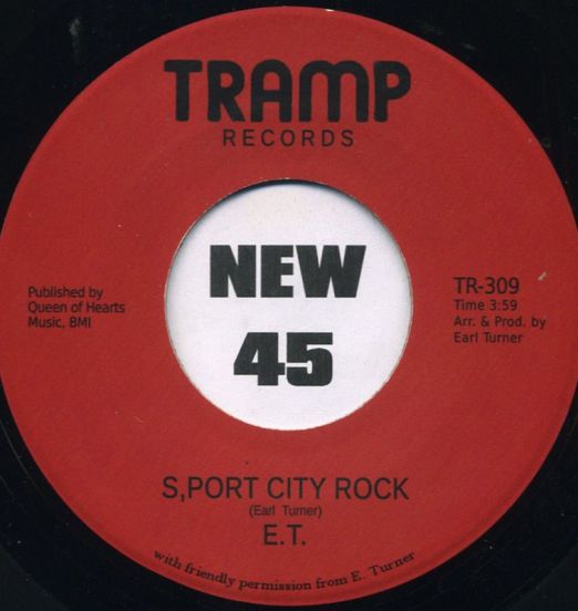 Earl Turner - S'Port City Rock b/w Sunshine - Tramp GER 7"