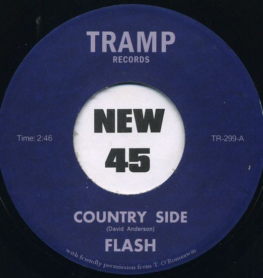 Flash - Country Side b/w Around This Time - Tramp GER RE 7"