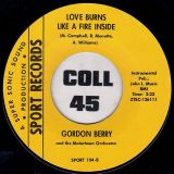 The Abstract Reality – Love Burns Like A Fire Inside b/w Gordon Berry – Instrumental – Sport 7″