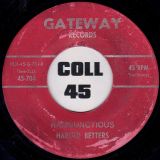 Harold Betters – Stand By Me b/w Rambunctious – Gateway 7″