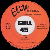 Johnny White & The Elite Band – You b/w Beach Music – Elite 7″