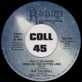Rue Caldwell – Put It On Paper (Sign On The Dotted Line) b/w Same – Rudini 7″
