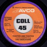 The Endeavors – Tighter And Tighter STEREO b/w MONO Version – Avco DJ 7″