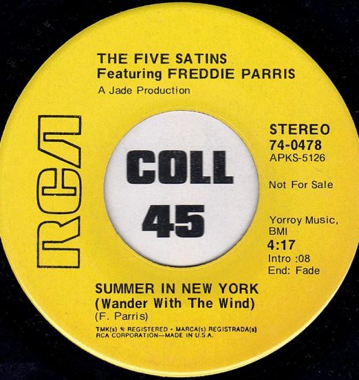 TheFiveSatinsFeat.FreddieParris-SummerInNewYork(WanderWithTheWind)
