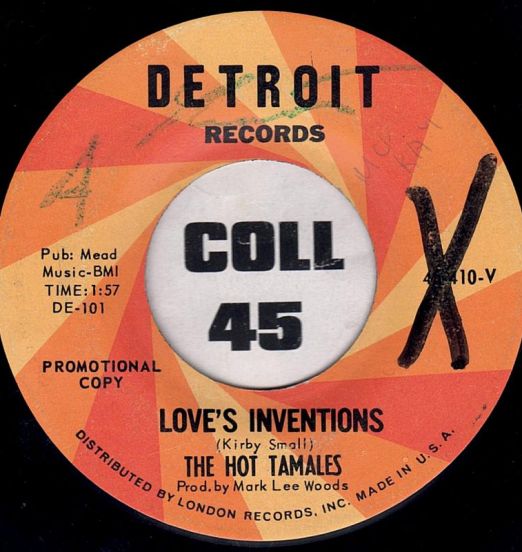 The Hot Tamales - Love's Inventions b/w Mr. Starlight - Detroit DJ 7"