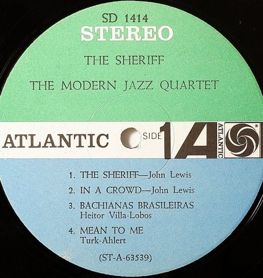 TheModernJazzQuartett-TheSheriffLABEL