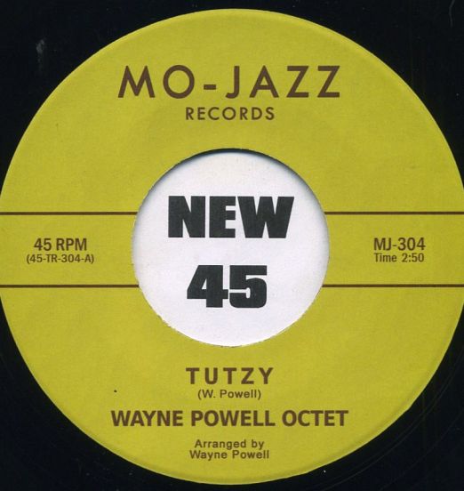 Wayne Powell Octet - Tutzy b/w Blue And Easy - Mo-Jazz GER RE 7"