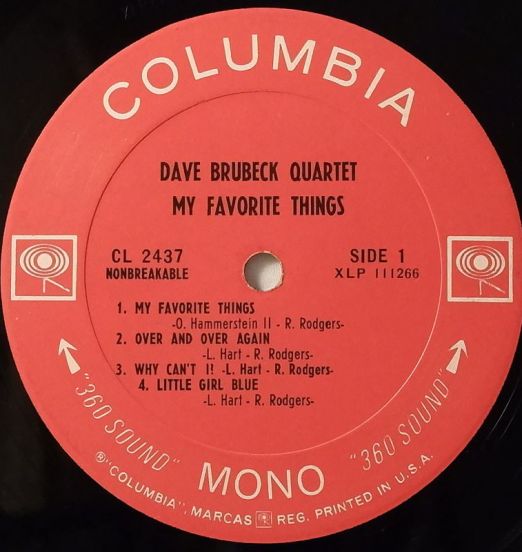 DaveBrubeck-FavoriteThingsLABEL