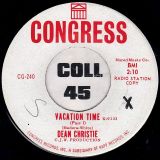 Dean Christie – Vacation Time Part 1 b/w Part 2 – Congress DJ 7″